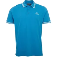 Koszulki męskie - Koszulka męska polo Kappa niebieska 709361 17-4435-S - miniaturka - grafika 1