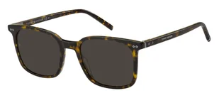 Okulary TOMMY HILFIGER TH1938S08653I. Okulary przeciwsłoneczne, Kolor brązowy. Unisex. - Okulary przeciwsłoneczne - miniaturka - grafika 1