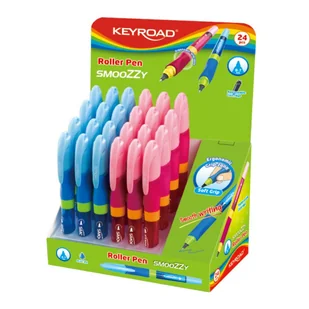 Easy Pióro kulkowe Keyroad Writer 0,7 mm różowe - Przybory szkolne - miniaturka - grafika 1