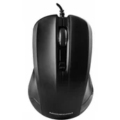 Myszki - Modecom przewodowa mysz optyczna m9.1 czarna m-mc-00m9.1-100 M-MC-00M9.1-100 - miniaturka - grafika 1