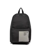 Plecaki - Calvin Klein Męskie plecaki sportowe Essentials Campus Bp43 Sq, czarne, jeden rozmiar, Czarny, Rozmiar Uniwersalny - miniaturka - grafika 1