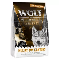Sucha karma dla psów - Pakiet próbny Wolf of Wilderness - bez zbóż - "Rocky Canyons", wołowina z wolnego wybiegu, 300 g - miniaturka - grafika 1