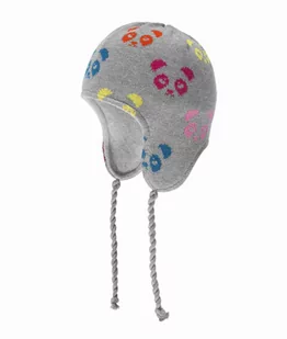 Czapka dziewczęca, szara, pandy, Döll - Czapki damskie - miniaturka - grafika 1