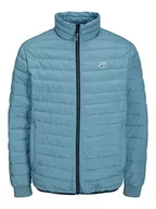 Kurtki męskie - JACK & JONES Męska kurtka pikowana Jcologan Puffer Collar, Mountain Spring, XL - miniaturka - grafika 1