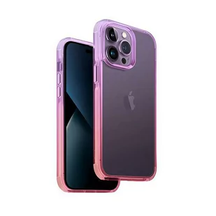 UNIQ etui Combat Duo iPhone 14 Pro Max 6,7" liliowo-różowy/lilac lavender-pink - Etui i futerały do telefonów - miniaturka - grafika 1