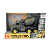 Samochody i pojazdy dla dzieci - BETONIARKA Z ŚWIATŁEM I DŹWIĘKIEM W PUDEŁKU POJAZD BUDOWLANY DLA DZIECI - miniaturka - grafika 1