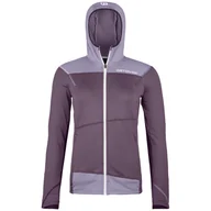 Kurtki i kamizelki sportowe damskie - Kurtka damska Ortovox Fleece Light Hoody W Rozmiar: L / Kolor: fioletowy - miniaturka - grafika 1