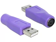 Kable komputerowe i do monitorów - Delock ADAPTER USB->PS/2 FIOLETOWY (AIDEKA000000050) - miniaturka - grafika 1