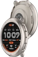 Akcesoria do smartwatchy - INF Półotwarte etui z poliwęglanu do Amazfit Active2 Beżowy - miniaturka - grafika 1