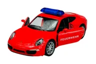 Samochody i pojazdy dla dzieci - WELLY PORSCHE 911 991 CARRERA S STRAŻ POŻARNA 1:34 43661 - miniaturka - grafika 1