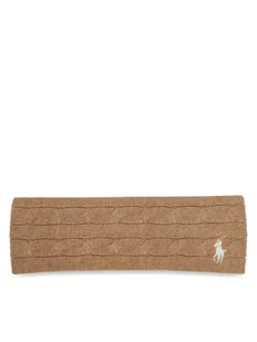 Polo Ralph Lauren Opaska materiałowa Hol24 455962259002 Brązowy - Apaszki i szaliki damskie - miniaturka - grafika 1