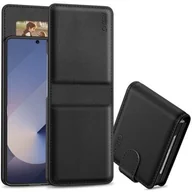 Etui i futerały do telefonów - Etui TECH-PROTECT Wallet do Samsung Galaxy Z Flip 7 Czarny - miniaturka - grafika 1