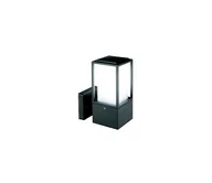 Lampy ogrodowe - Kinkiet zewnętrzny 1xE27/12W/230V IP44 antracyt - miniaturka - grafika 1
