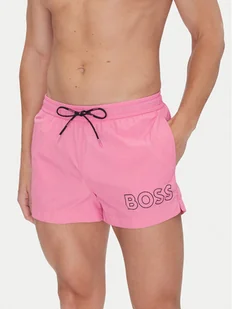 BOSS Szorty kąpielowe Mooneye 50469280 Różowy Regular Fit - Kąpielówki męskie - miniaturka - grafika 1