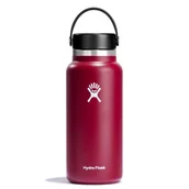 Butelki termiczne - Butelka termiczna HydroFlask Wide Mouth Flex Cap 946 ml berry - miniaturka - grafika 1