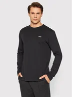 Koszulki męskie - Hugo Longsleeve Derol222 50466159 Czarny Regular Fit - miniaturka - grafika 1