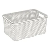 Pudła i pojemniki do przechowywania - BRANQ Koszyk BRANQ Rattan 1742 Biały 1742 - miniaturka - grafika 1