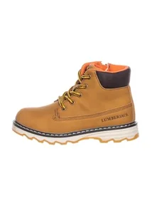 Lumberjack Lilo, sznurowane botki dla dzieci i młodzieży, Żółty, 32 EU - Botki damskie - miniaturka - grafika 1