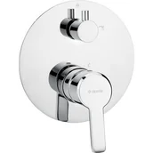 Baterie podtynkowe - Deante BQA 044P BAT ARNIKA CHROM NATRYSKOWA PODTYNKOWA Z PRZEŁĄCZNIKIEM NATRYSKU - miniaturka - grafika 1