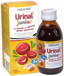 Walmark URINAL JUNIOR Syrop 120 ml 3056421 - Przeziębienie i grypa - miniaturka - grafika 1
