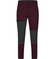 Spodnie sportowe damskie - Spodnie damskie Haglöfs  Lite Slim Dark Red/Grey 40 - miniaturka - grafika 1