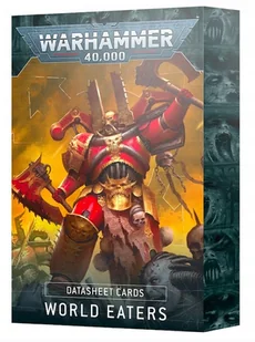 Warhammer 40000 World Eaters Datasheet Cards - Gry planszowe - miniaturka - grafika 1