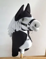 Maskotki i pluszaki - Zestaw dla Hobby Horse A3: derka + nauszniki – czarny - miniaturka - grafika 1