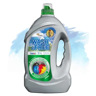 Wash Free Mountain Freshness 4KG (żel do prania białych i kolorowych tkanin) - Środki do prania - miniaturka - grafika 1