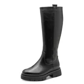 Kozaki damskie - Marco Tozzi Damskie 2-26615-45 modne kozaki, czarne, 38 EU, czarny, 38 EU - miniaturka - grafika 1