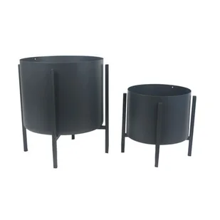 Stojak metalowy 21 x 21 x 18 cm - Kwietniki - miniaturka - grafika 1