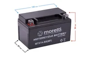 Części motocyklowe - Akumulator Moretti AGM (Gel) MTX7A-BS - miniaturka - grafika 1