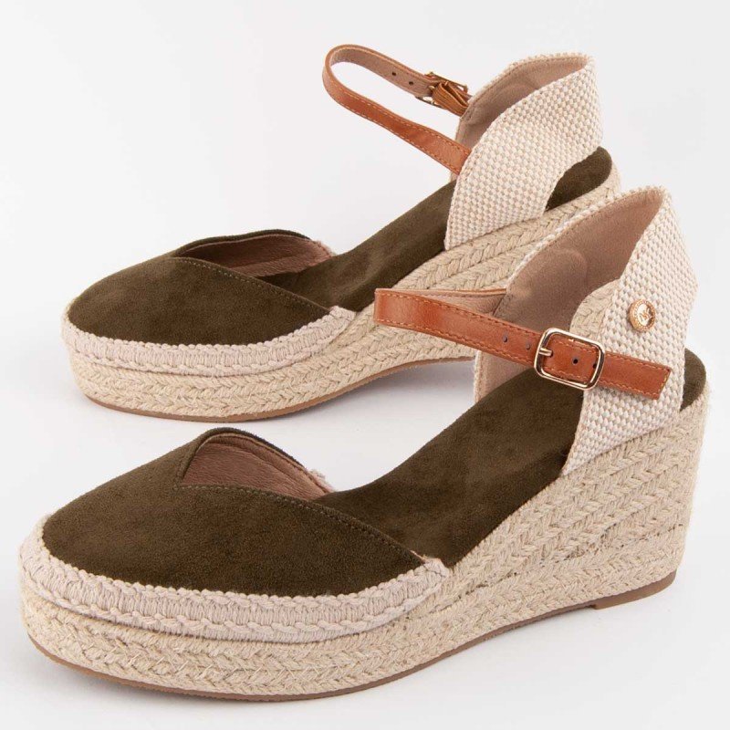 Montevita Wedge Sparto Esparteo2 Zielony