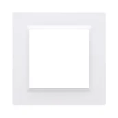 Klawisze i ramki - Ramka 1-krotna SIMON10 uniwersalna poziom i pion biała - miniaturka - grafika 1