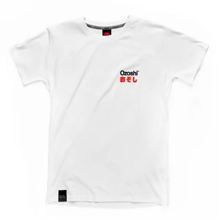 Koszulki męskie - Koszulka męska Ozoshi Isao biała TSH O20TS005 - grafika 1