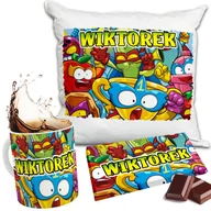 Czekolada - Zestaw ZINGS Kubek + Poduszka + Czekolada + Imię Prezent Nadruk - miniaturka - grafika 1