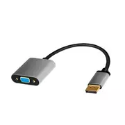 Złącza, przejściówki, adaptery - Kabel adapter LogiLink CDA0109 DisplayPort do VGA 1080p/60Hz - miniaturka - grafika 1