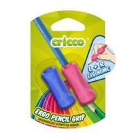 Ołówki - Cricco Nakładka na ołówek i kredki Soft Grip 2szt - miniaturka - grafika 1