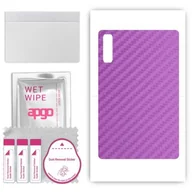 Akcesoria do tabletów i e-booków - folia naklejka skórka strukturalna na TYŁ do Lenovo Tab M10 5G - Carbon Fioletowy - apgo SKINS - miniaturka - grafika 1