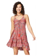 Sukienki - Ipanima Sukienka w kolorze czerwono-turkusowym - miniaturka - grafika 1