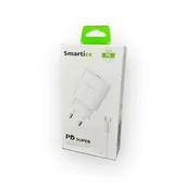 Ładowarki do telefonów - Smartiee Szybka Ładowarka Sieciowa 25W USB-C + Kabel USB-C-USB-C do Samsung, iPhone 15/16, Huawei, Xiaomi, Oppo (Zestaw) - miniaturka - grafika 1