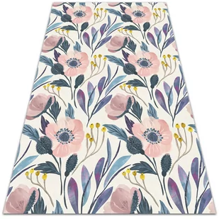 Dywan winylowy do wnętrza domu Kwiaty 60x90 cm - Dywany - miniaturka - grafika 1