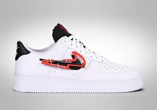 Nike Air Force 1 Low Premium Carabiner White Swoosh Red - Koszykówka - miniaturka - grafika 1