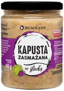 Runoland Kapusta zasmażana ze śliwką 480g - Przyprawy i zioła sypkie - miniaturka - grafika 1