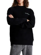 Swetry męskie - Calvin Klein Sweter w kolorze czarnym - miniaturka - grafika 1
