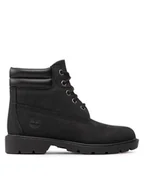 Buty dla chłopców - Timberland Trapery 6 In Basic TB0A2M9Q0011 Czarny - miniaturka - grafika 1