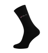 Skarpetki damskie - Fila, Skarpety sportowe, Lifestyle socks 3-pack, F9630, czarne, rozmiar 35/38 - miniaturka - grafika 1