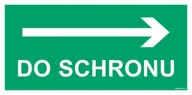 Systemy ekspozycyjne i znaki informacyjne - AC082 DO SCHRONU W PRAWO, KS - FOLIA PODŁOGOWA FOTOLUMINESCENCYJNA; (200X100MM) - miniaturka - grafika 1