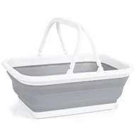 Torby i wózki na zakupy - 4Home Składany silikonowy koszyk na zakupy Clean - miniaturka - grafika 1