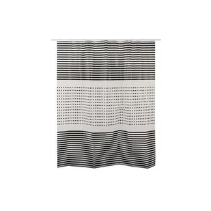 Zasłona prysznicowa PEVA MALTA 3 180 x 200 cm czarno/biały - Zasłony prysznicowe - miniaturka - grafika 1