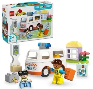 LEGO 10447 DUPLO Karetka z kierowcą - Klocki - miniaturka - grafika 2